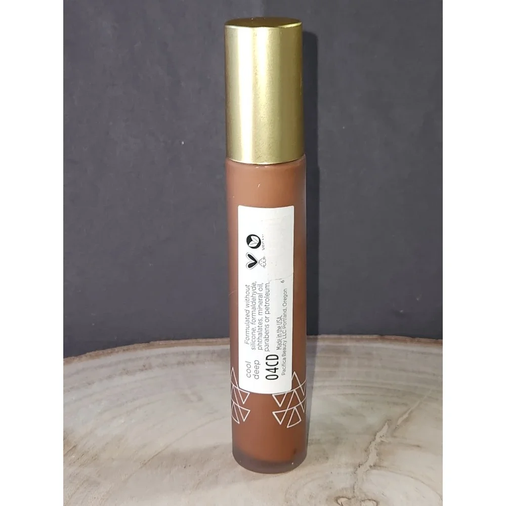 Pacifica Alight Clean Foundation Oil -Free Satin Finish COOL DEEP‎ 04CD 28ml New